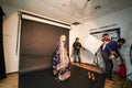 Kuala Lumpur, Malaysia Ã¢â¬â November 3, 2018: Group of photographers learning creative portrait during photo shooting in